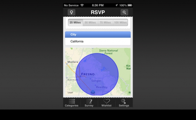 RSVP Mobile Application